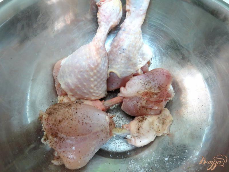 Фото приготовление рецепта: Куриные голени в мешочке шаг №7