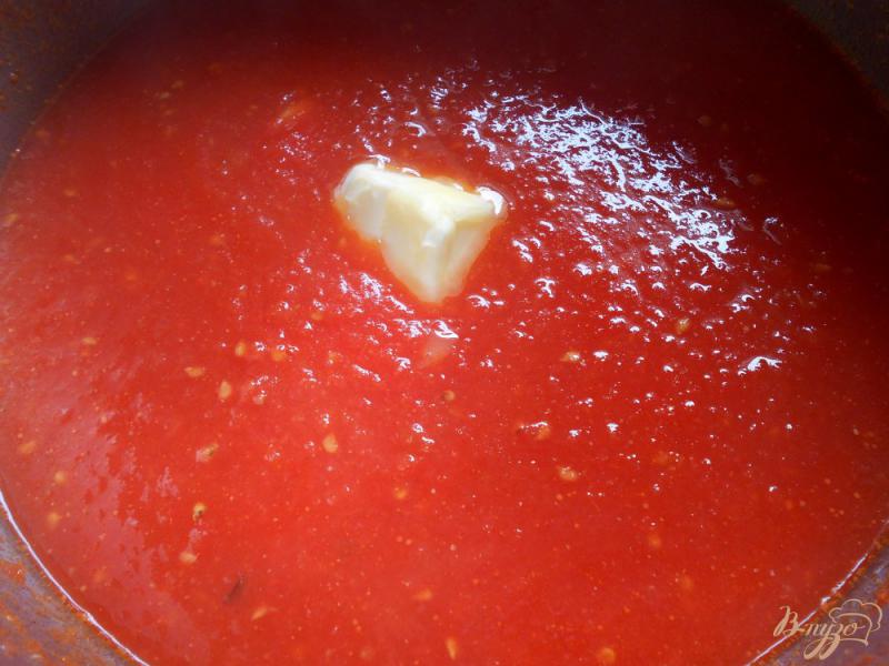 Фото приготовление рецепта: Томатный соус для пиццы и пасты шаг №9