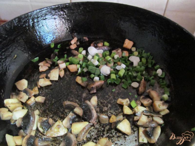 Фото приготовление рецепта: Крокеты с ветчиной и грибами шаг №3
