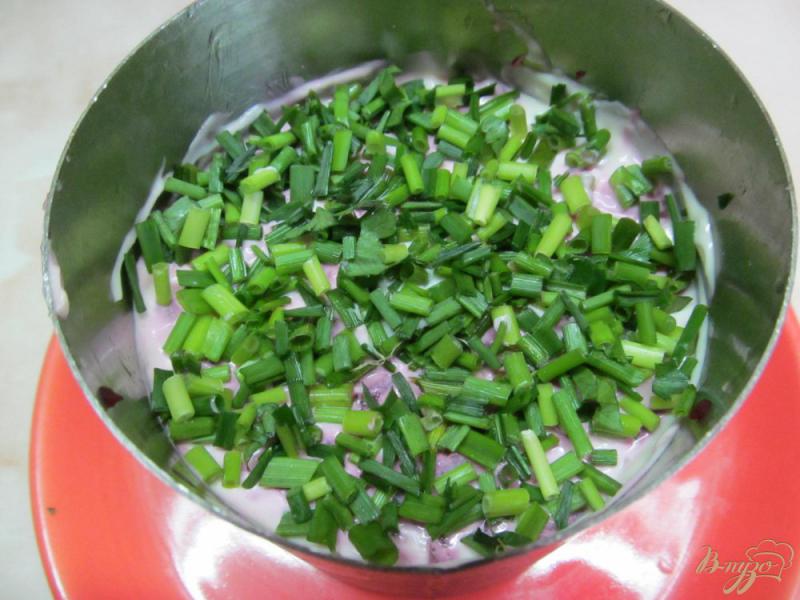 Фото приготовление рецепта: Салат из сельди с фасолью шаг №10