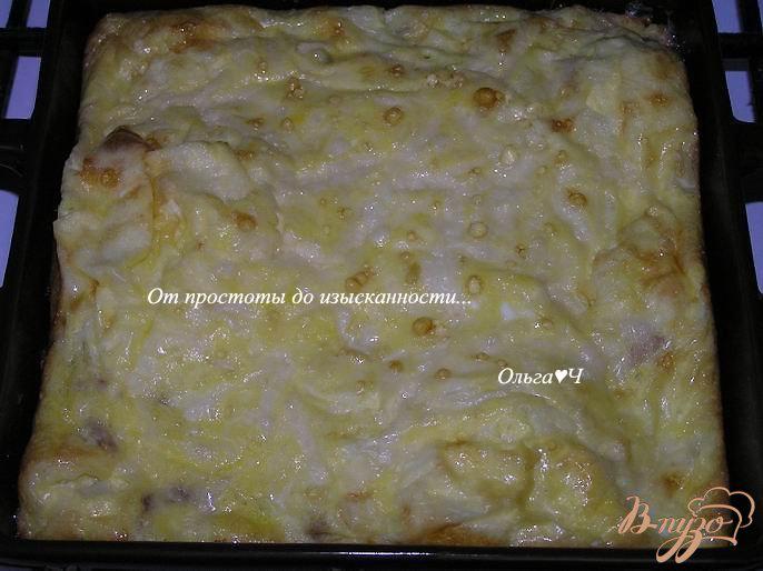 Фото приготовление рецепта: Фриттата с курицей, картофелем и кукурузой шаг №5
