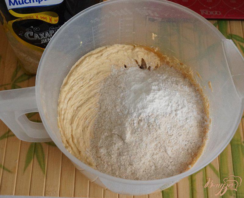 Фото приготовление рецепта: Печенье с арахисовой пастой на полбовой муке шаг №4