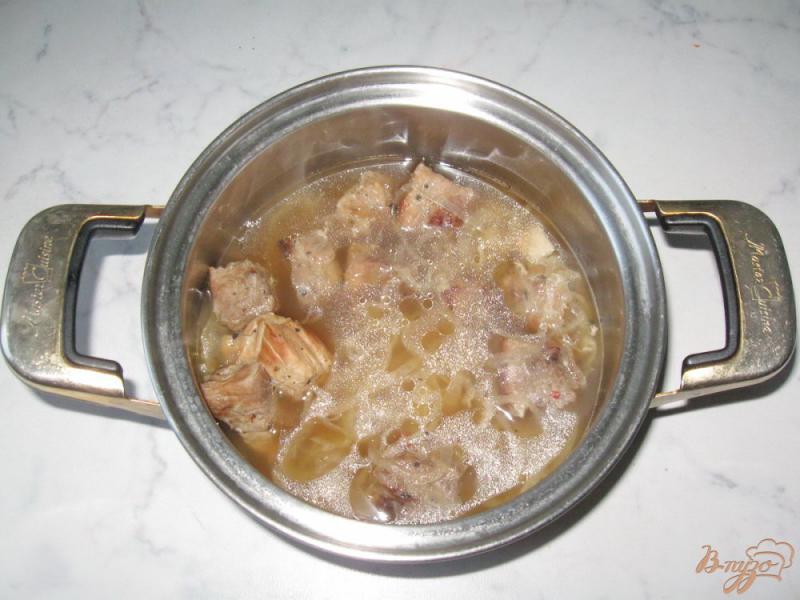 Фото приготовление рецепта: Жаркое из свинины с картофелем и сметаной шаг №1