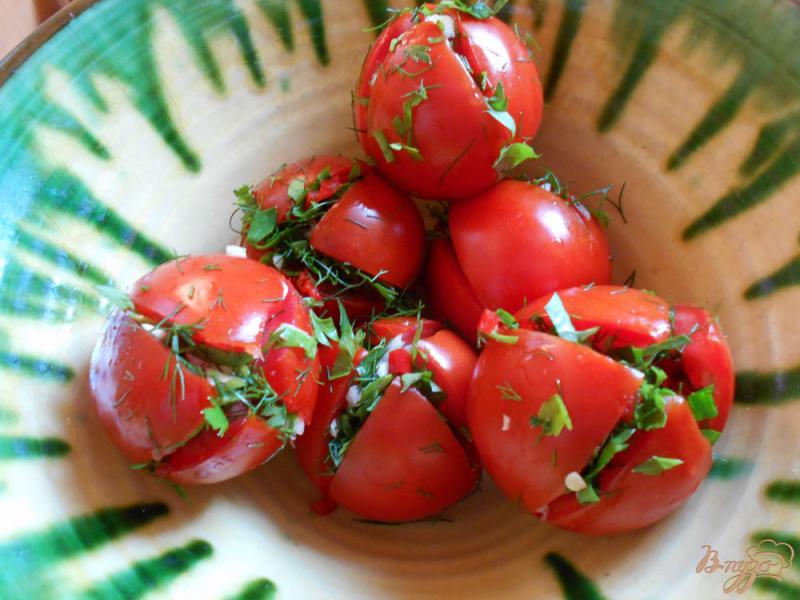 Фото приготовление рецепта: Маринованные помидоры шаг №5