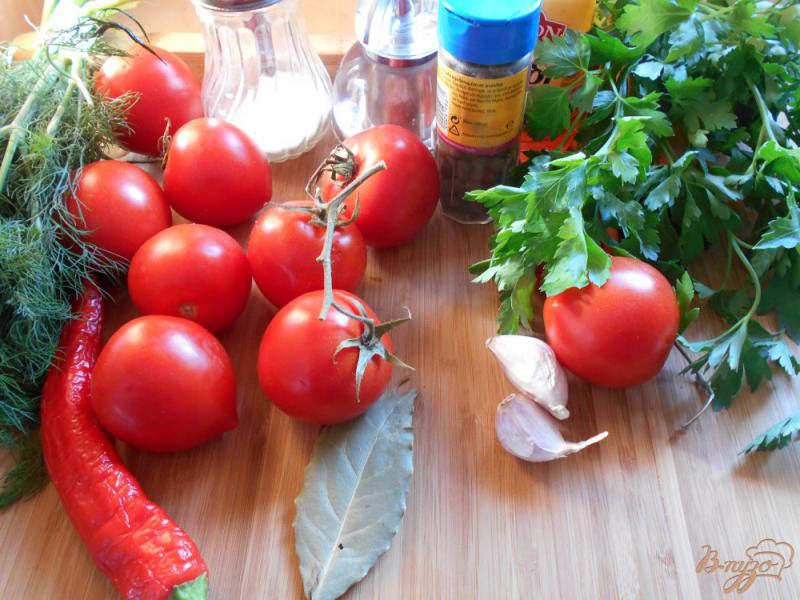 Фото приготовление рецепта: Маринованные помидоры шаг №1