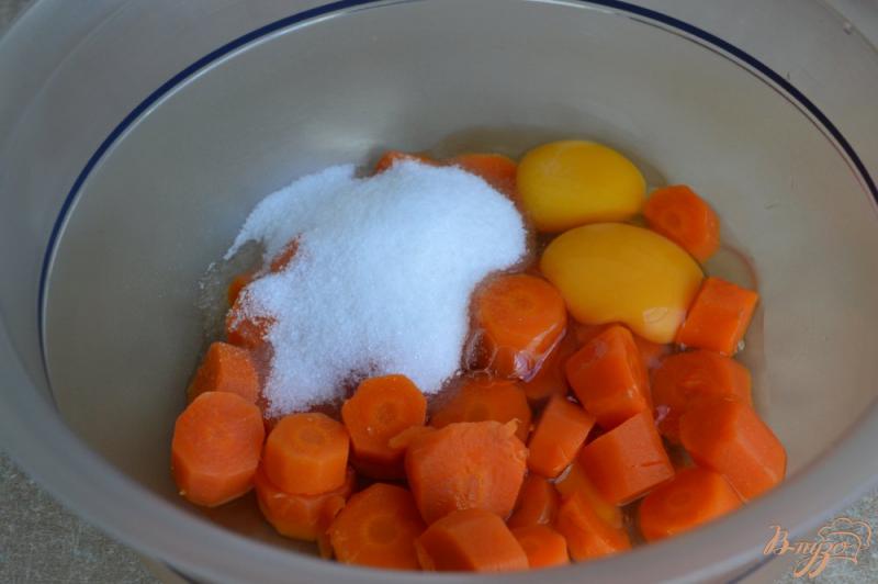 Фото приготовление рецепта: Блины морковные шаг №1