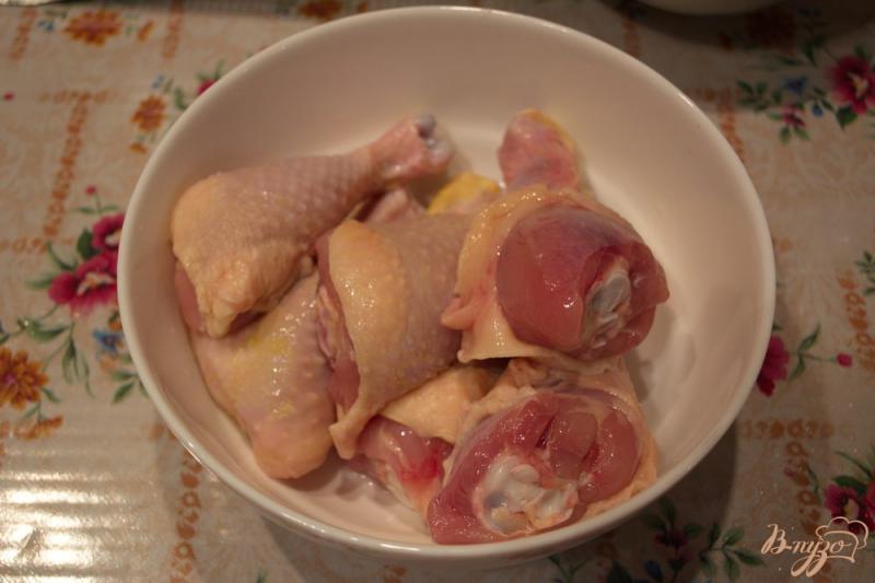 Фото приготовление рецепта: Курица в хлебном кляре шаг №2