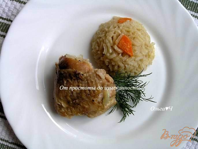 Фото приготовление рецепта: Плов из коричневого риса с курицей шаг №6