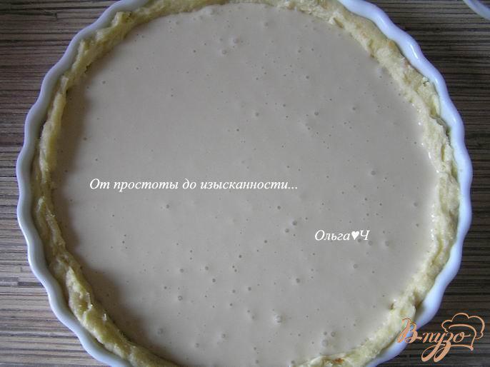 Фото приготовление рецепта: Творожно-ореховый тарт шаг №5