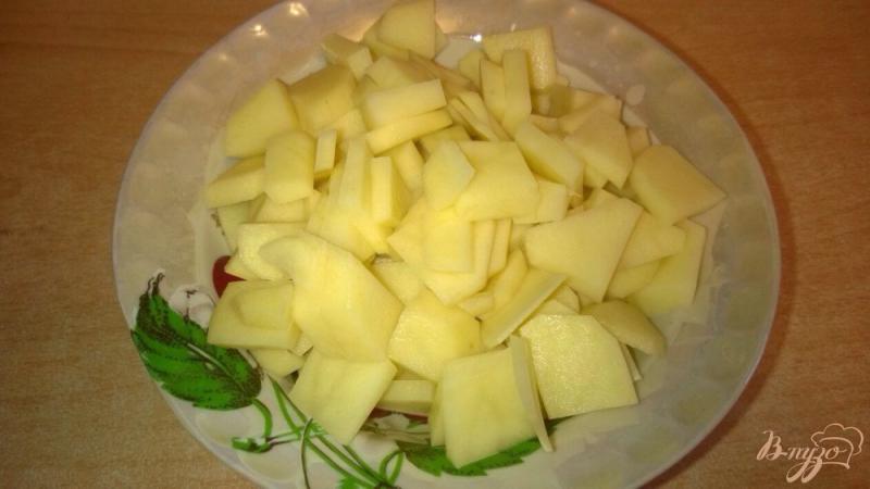 Фото приготовление рецепта: Картофель жареный с грибами шаг №1