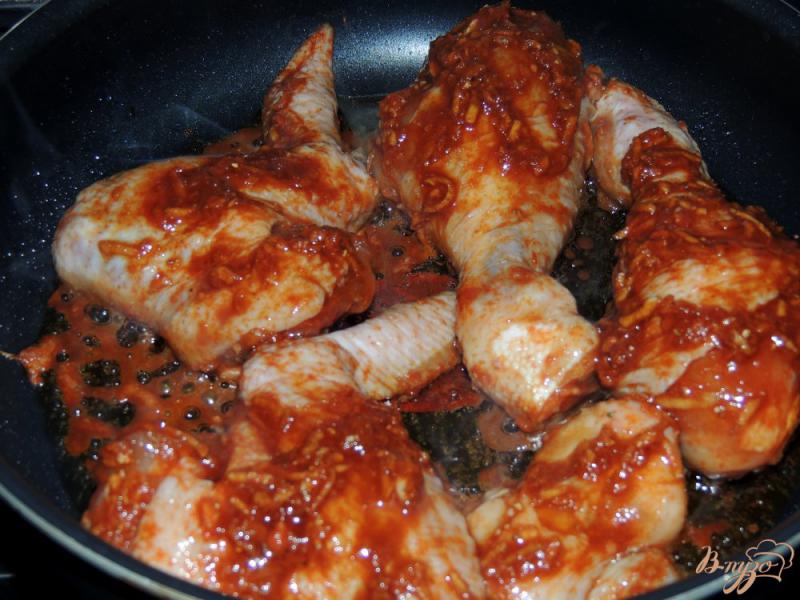Фото приготовление рецепта: Курица в соевом соусе с имбирём шаг №5