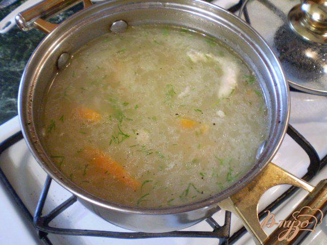 Фото приготовление рецепта: Рисовый суп без картофеля шаг №6