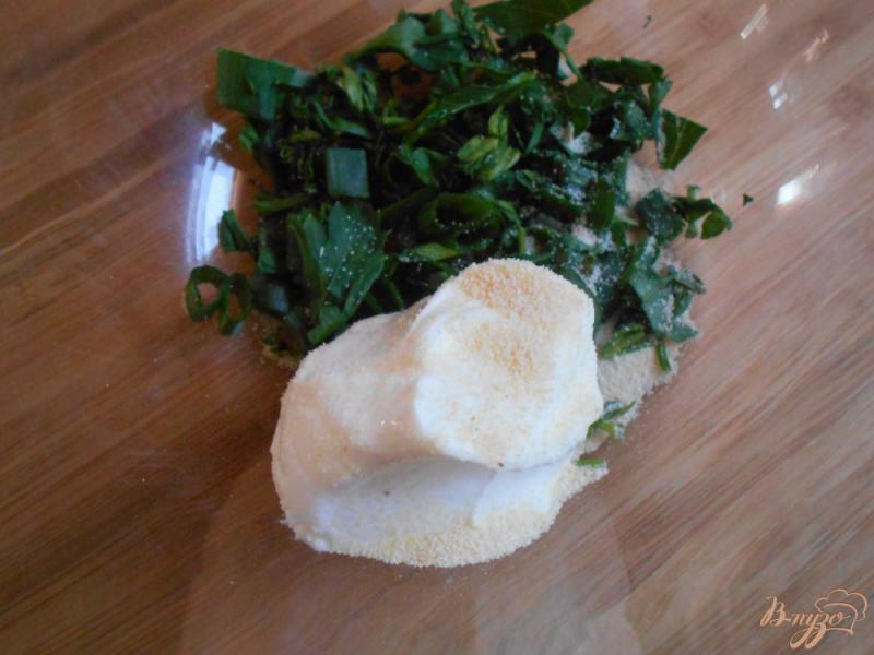 Фото приготовление рецепта: Закуска из сыра феты на батате шаг №5