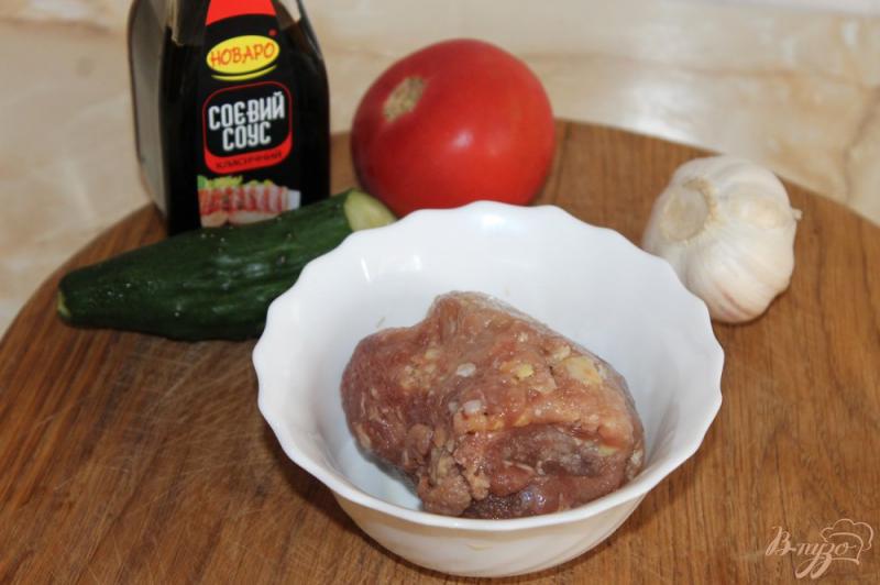 Фото приготовление рецепта: Домашние мясные колбаски шаг №1