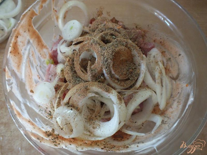 Фото приготовление рецепта: Шашлык свиной в специях и травах на скорую руку шаг №3