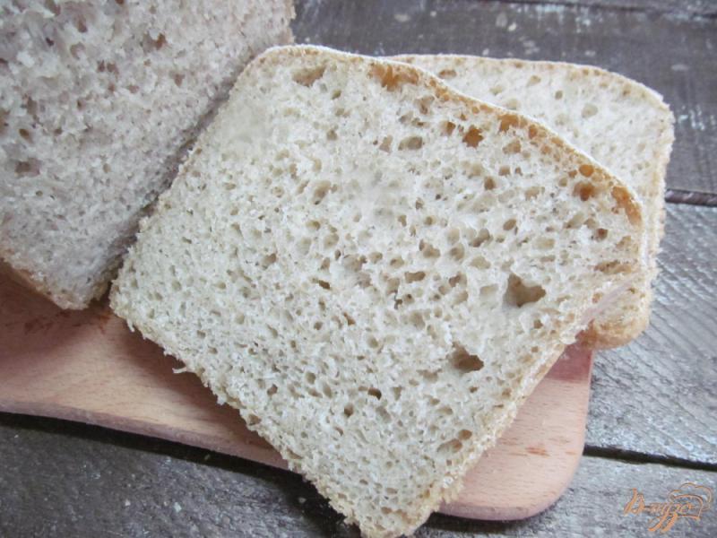 Фото приготовление рецепта: Хлеб с добавлением льняной клетчатки и муки шаг №10