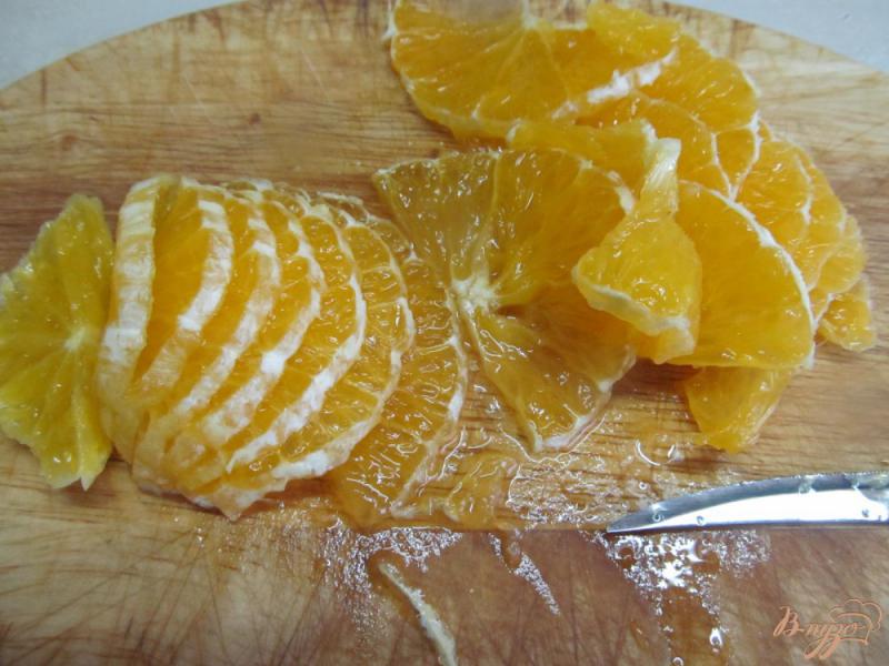 Фото приготовление рецепта: Творожный крем с апельсином шаг №6