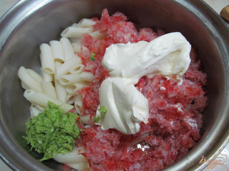 Фото приготовление рецепта: Запеканка с макаронами и копченной курицей шаг №2