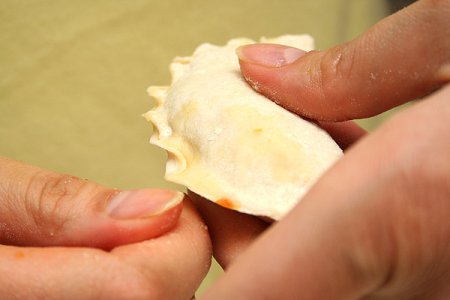 Постные вареники с картошкой Постные вареники с картошкой