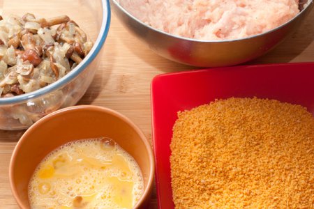 Куриные зразы с ароматными грибами Куриные зразы с ароматными грибами