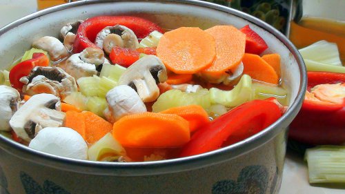 Маринованные морепродукты и овощи Маринованные морепродукты и овощи