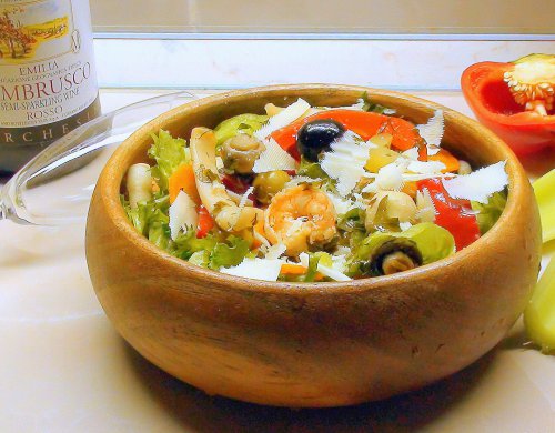 Маринованные морепродукты и овощи Маринованные морепродукты и овощи