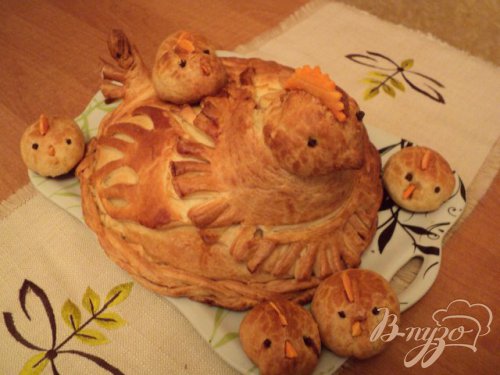 Курник многослойный пирог Курник многослойный пирог