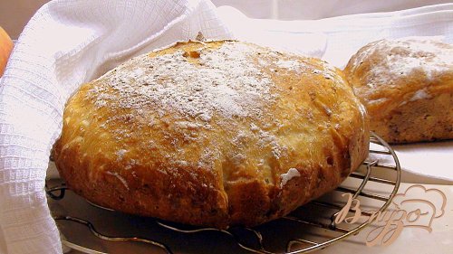 Хлеб, как из русской печки, на пшённой каше. Хлеб, как из русской печки, на пшённой каше.