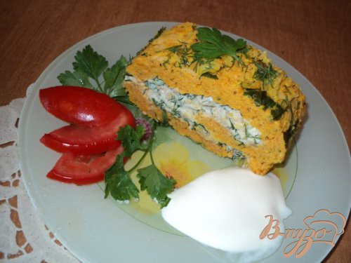 Рулет морковный. Рулет морковный.