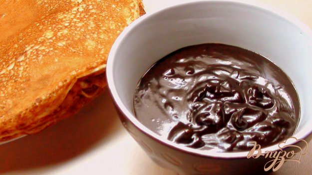 Рецепт Шоколадно-карамельный соус для блинчиков и не только. Готовимся к Масленице.