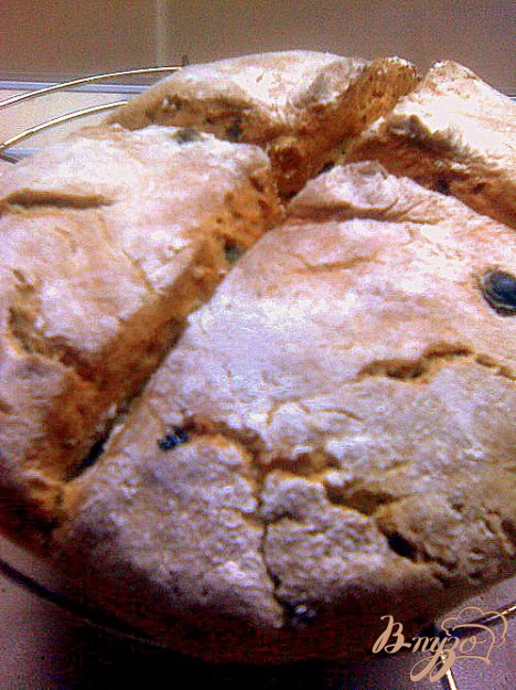 Рецепт Ржаной хлеб на соде с семечками, изюмом и фисташками
