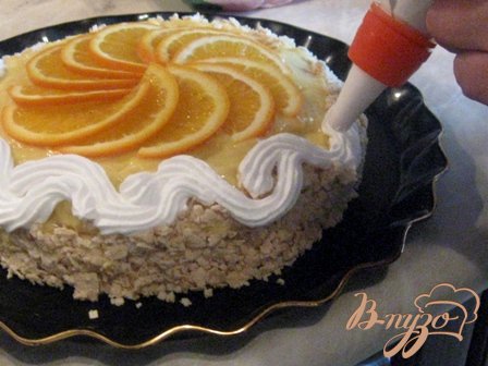 Торт "Апельсиновый аромат"