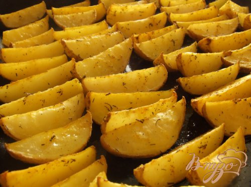 Вкусный картофель по-деревенски Вкусный картофель по-деревенски