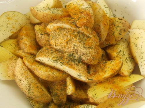 Вкусный картофель по-деревенски Вкусный картофель по-деревенски