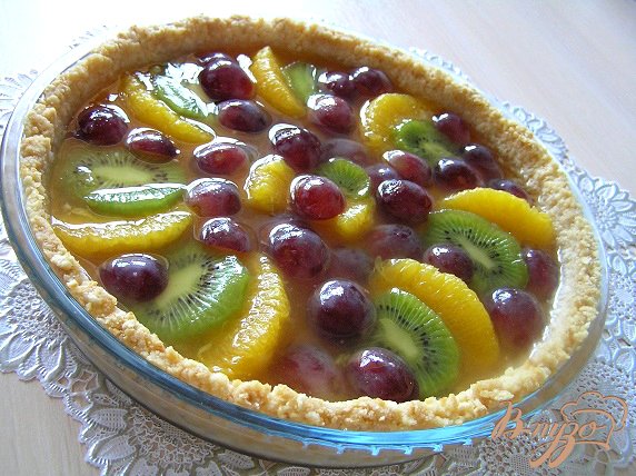 Рецепт Пирог со свежими фруктами