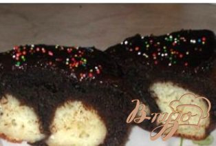 Рецепт Шоколадный пирог с творожными шариками