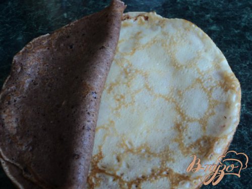 Блинный пирог с творожной начинкой. Блинный пирог с творожной начинкой.