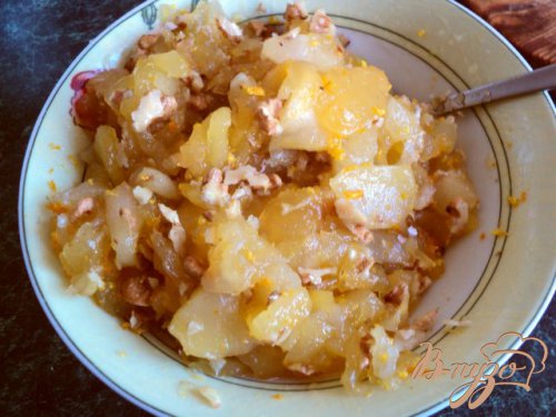 Корж с яблочной начинкой. Корж с яблочной начинкой.