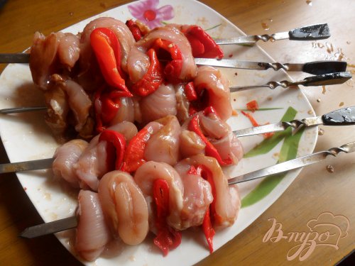 Куриные шашлычки "Розочки" Куриные шашлычки "Розочки"