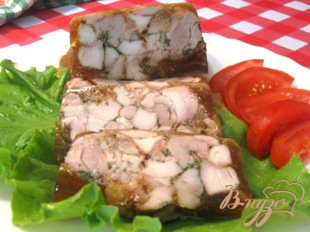Рулет куриный "Мраморный" Рулет куриный "Мраморный"