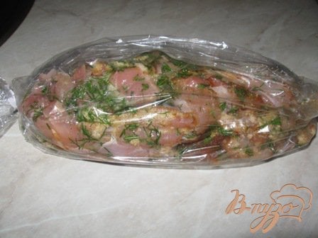 Рулет куриный "Мраморный" Рулет куриный "Мраморный"