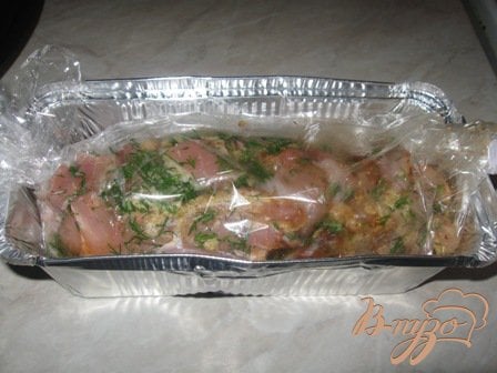 Рулет куриный "Мраморный" Рулет куриный "Мраморный"