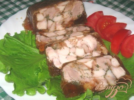 Рулет куриный "Мраморный" Рулет куриный "Мраморный"