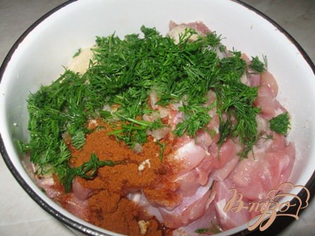 Рулет куриный "Мраморный" Рулет куриный "Мраморный"