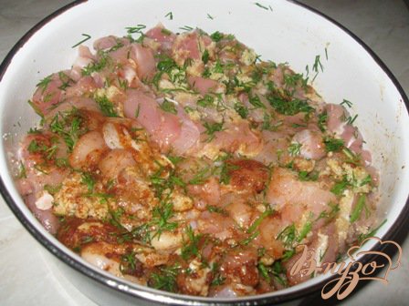 Рулет куриный "Мраморный" Рулет куриный "Мраморный"