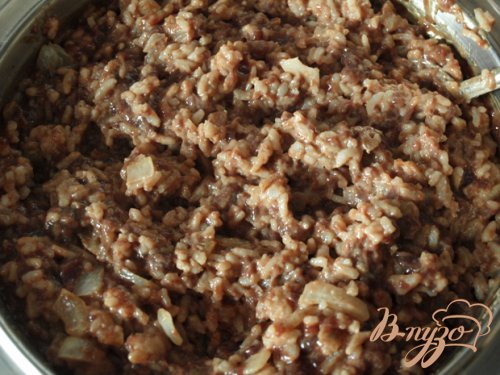 Котлеты из печени с рисом Котлеты из печени с рисом