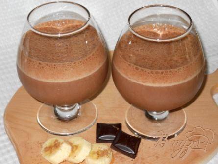 Рецепт Бананово-шоколадный коктейль