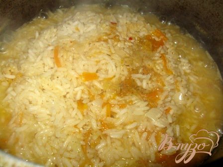Плов с куриными желудками Плов с куриными желудками