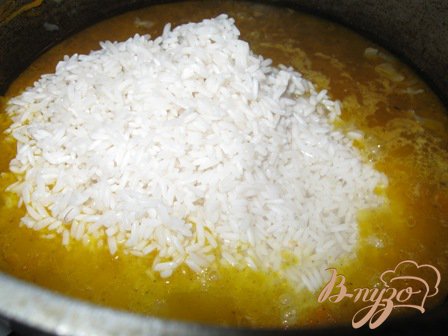 Плов с куриными желудками Плов с куриными желудками