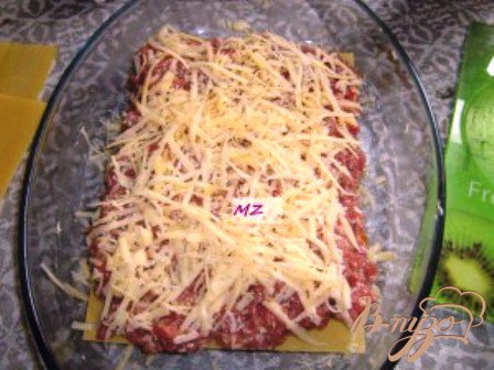 Лазанья с овощами и фаршем Лазанья с овощами и фаршем